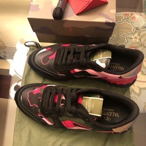 Valentino sneakers is like new. Never used.